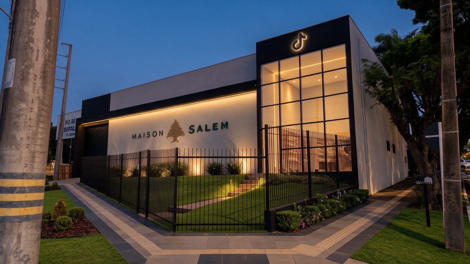 Fachada do Maison Salem Live Commerce Studio